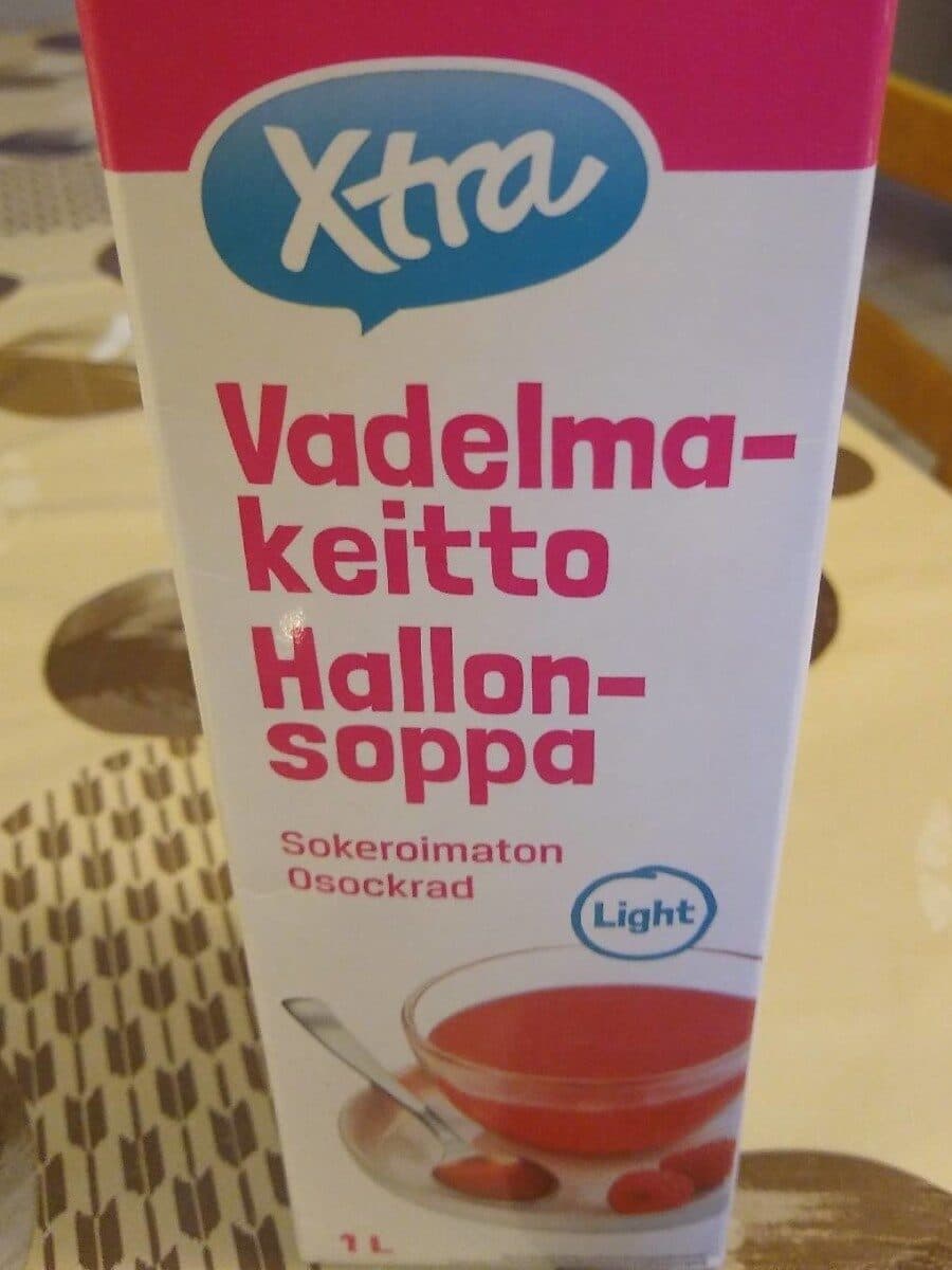 Xtra Vadelmakeitto packshot