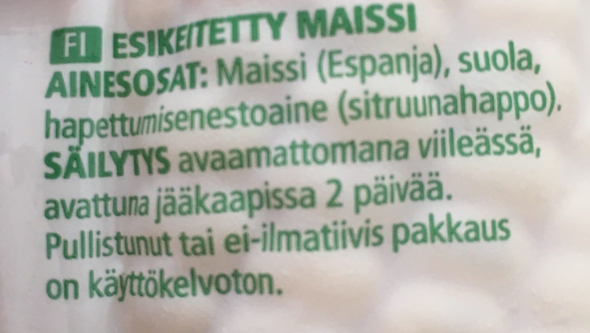 Rainbow Maissi esikeitetty packshot