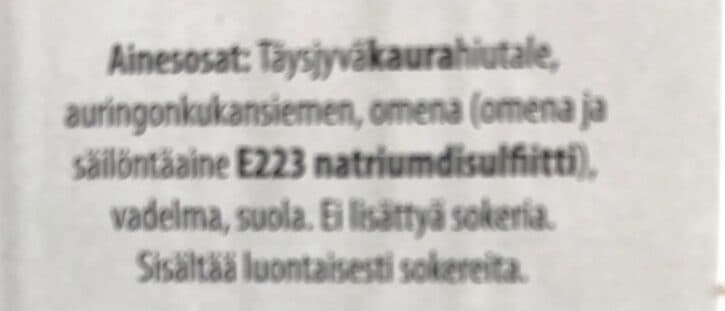 Myllärin Tuorepuuro mix Omena-vadelma packshot