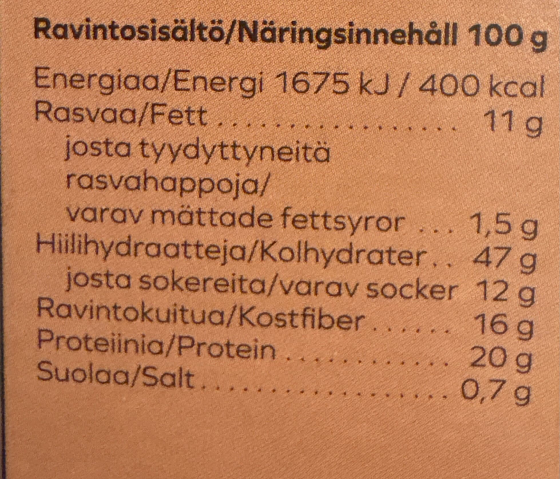 Myllärin Proteiini Granola Kaakao packshot