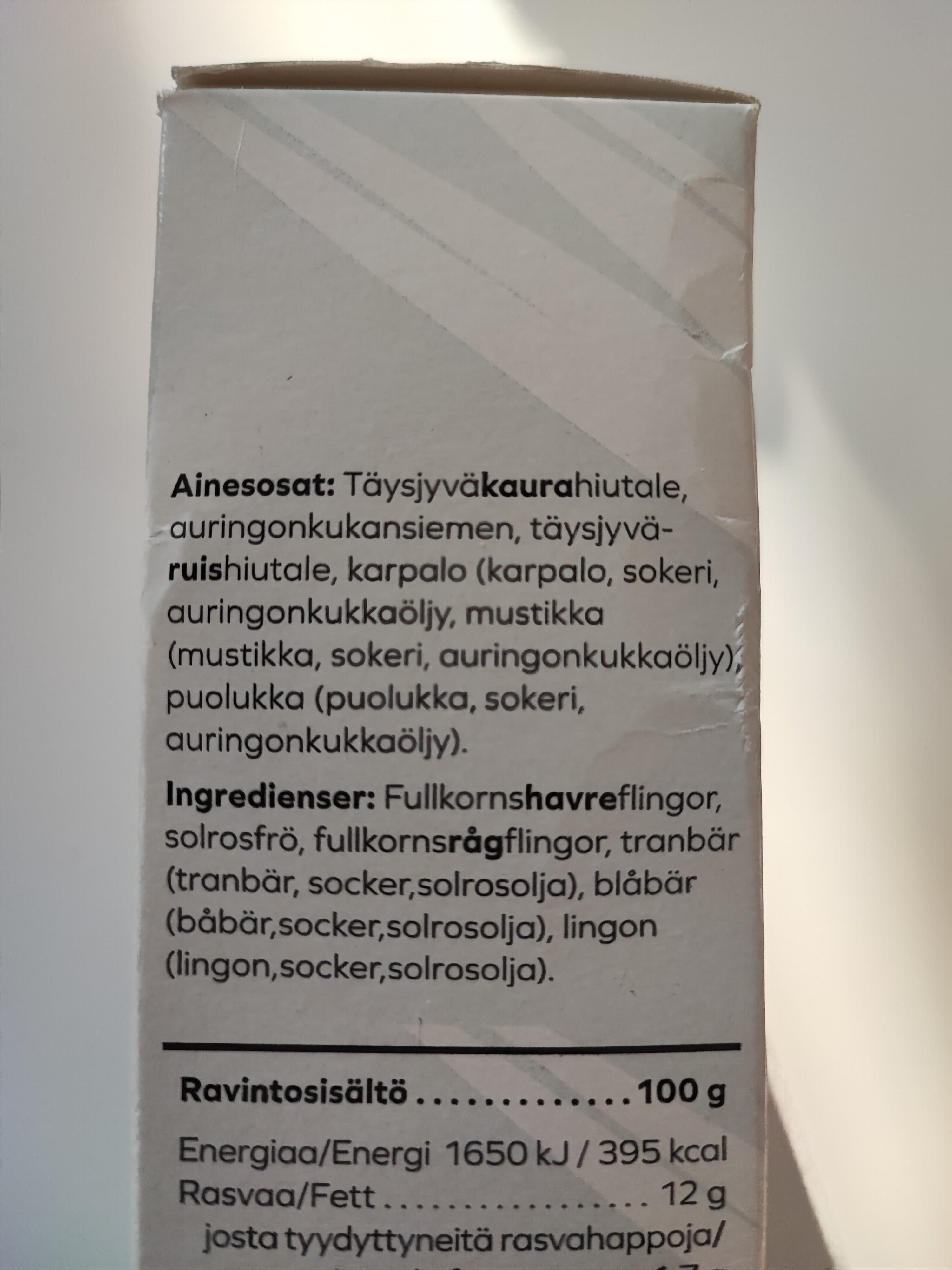 Myllärin by Helsinki Mills Master's muesli packshot