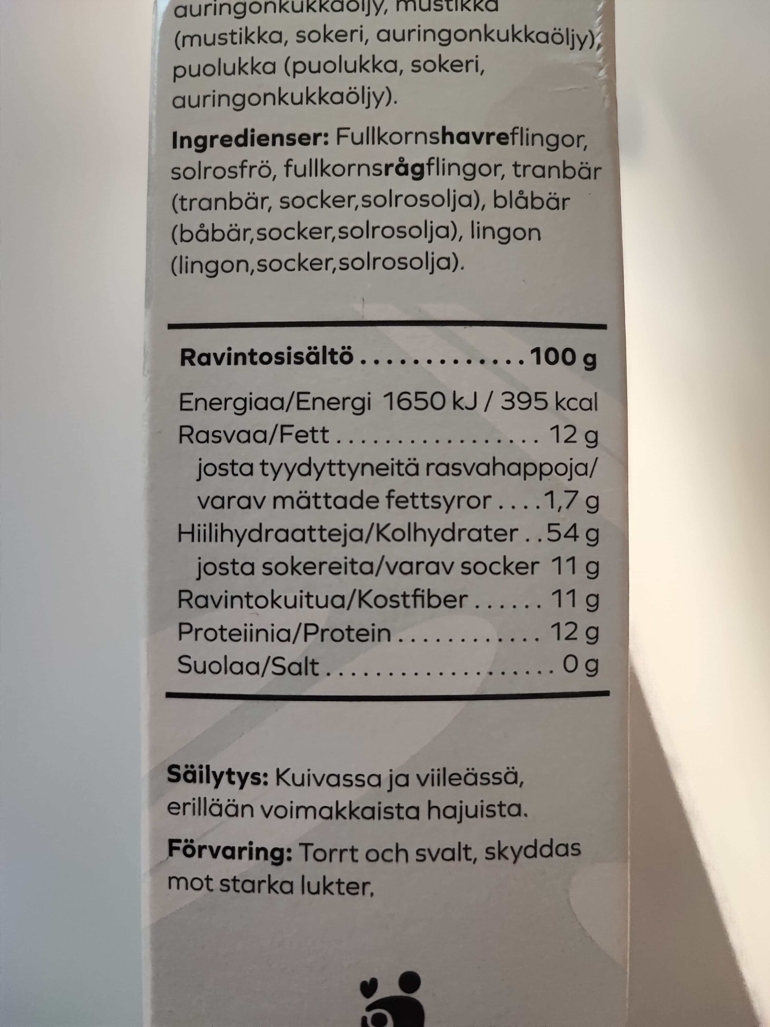 Myllärin by Helsinki Mills Master's muesli packshot