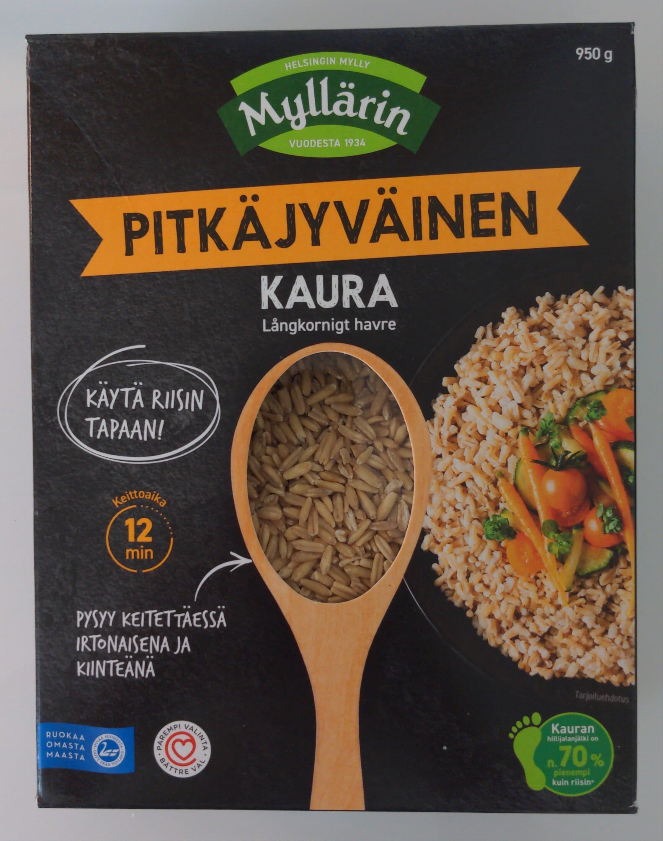 Myllärin Pitkäjyväinen kaura packshot