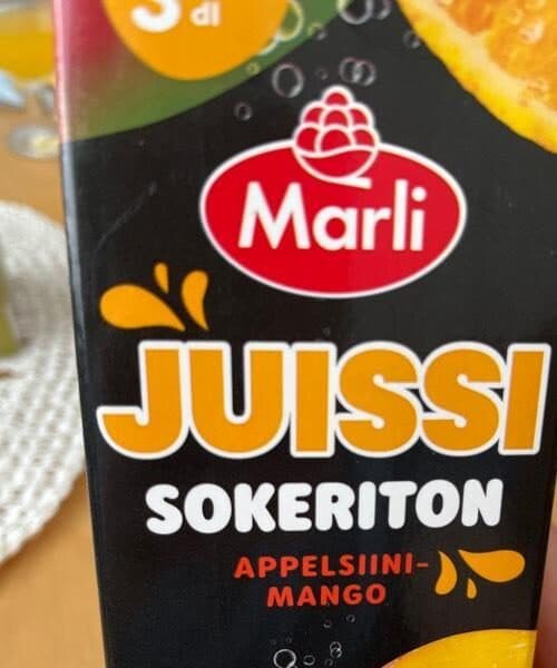 Marli Juissi appelsiini mango packshot