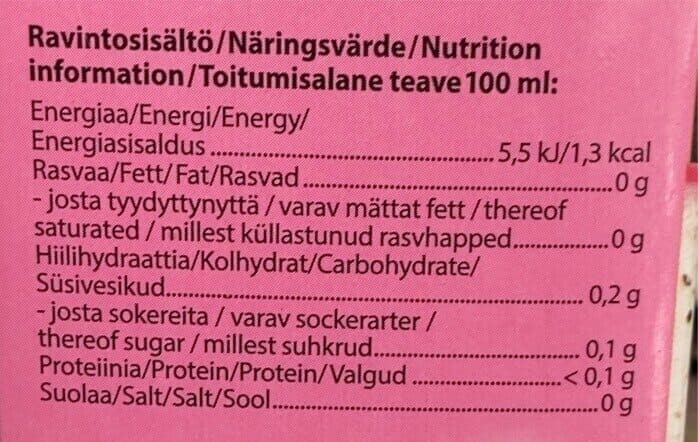 Open Food Facts JUSSI Sokeriton Lohikäärme-hedelma packshot