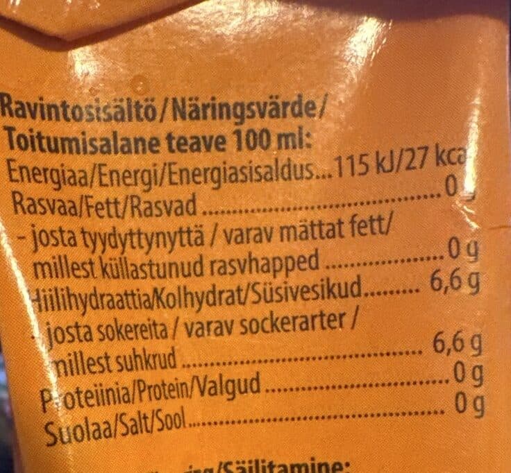 Mehukatti Trip (Appelsiini) packshot