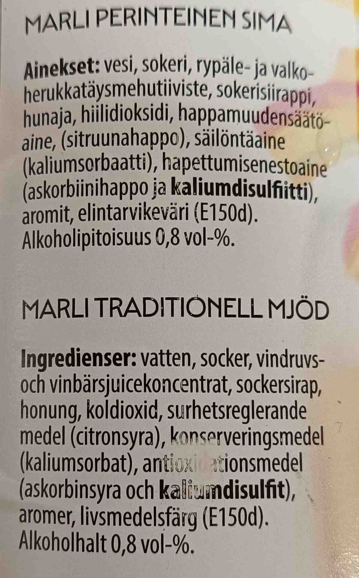 Marli Perinteinen Sima packshot