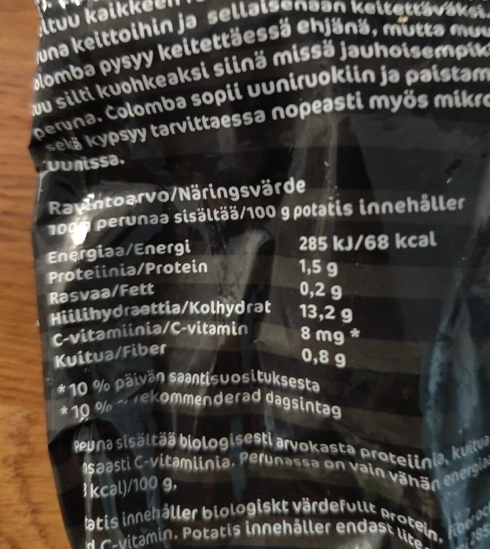 Colomba Ruokaperuna packshot