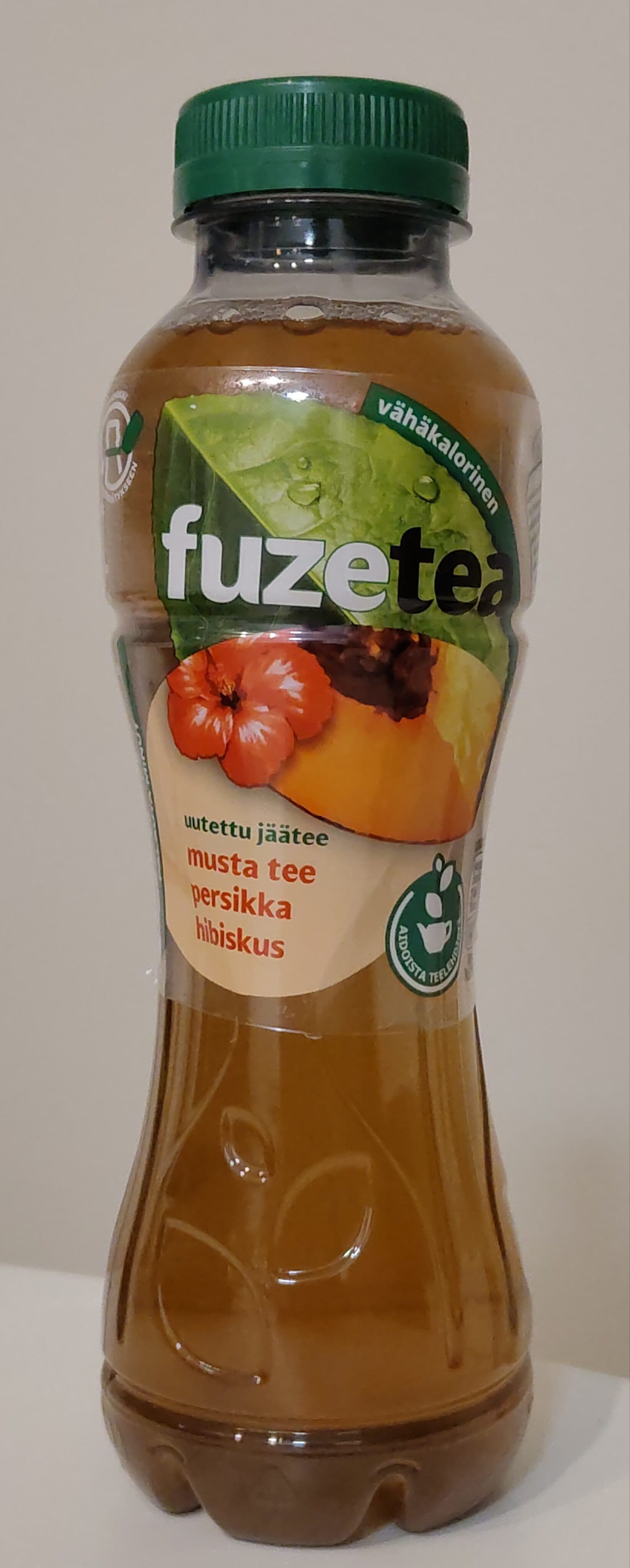 fuzetea Persikka ja hibiskus jäätee packshot
