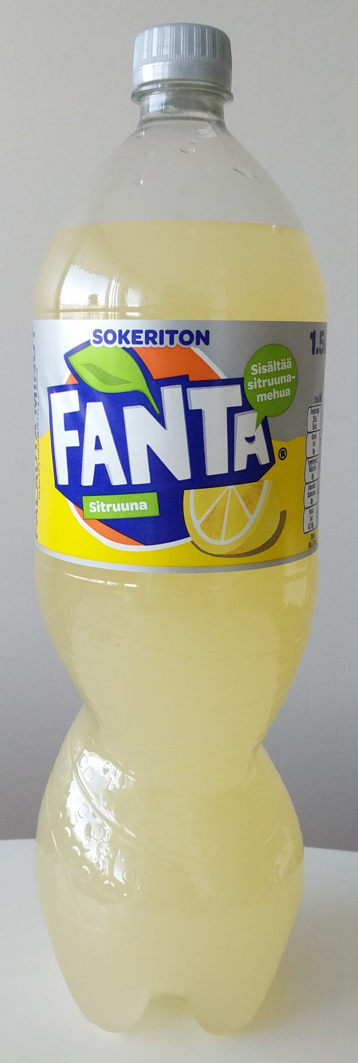 Fanta Fanta Sitruuna Sokeriton packshot