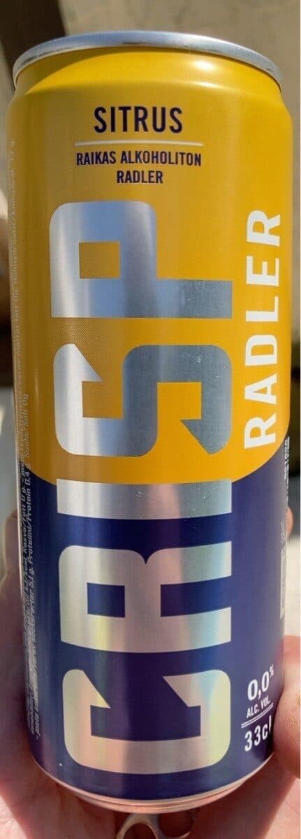 Sinebrychoff Crisp Radler packshot