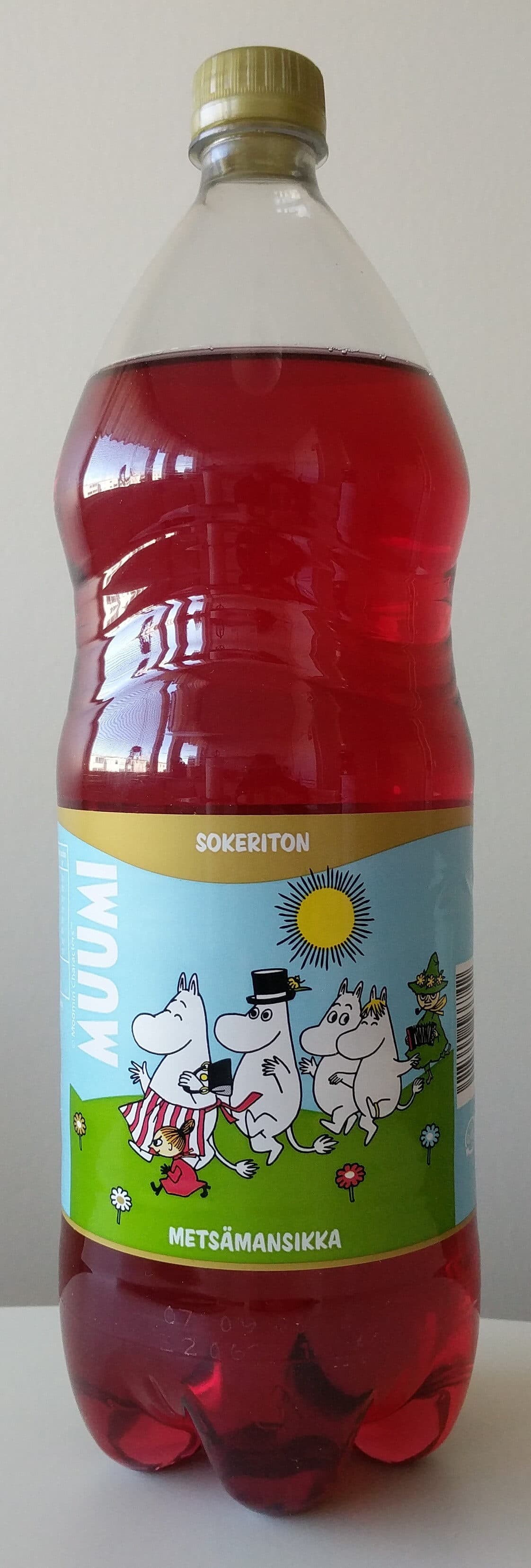 Muumi Metsämansikka Sokeriton packshot