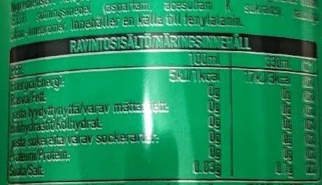 Sprite Sprite zero suger Sitruuna lime packshot