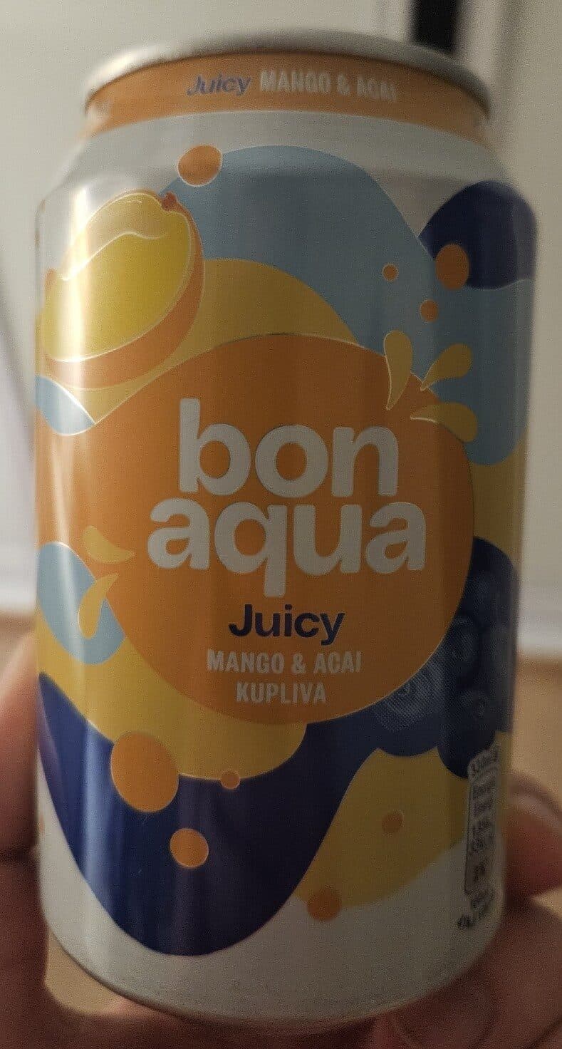 Bonaqua Juicy Mango & Acai Kupliva packshot