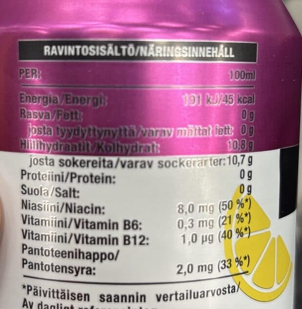 Battery Battery Juiced Euphoria Raspberry Lemon packshot