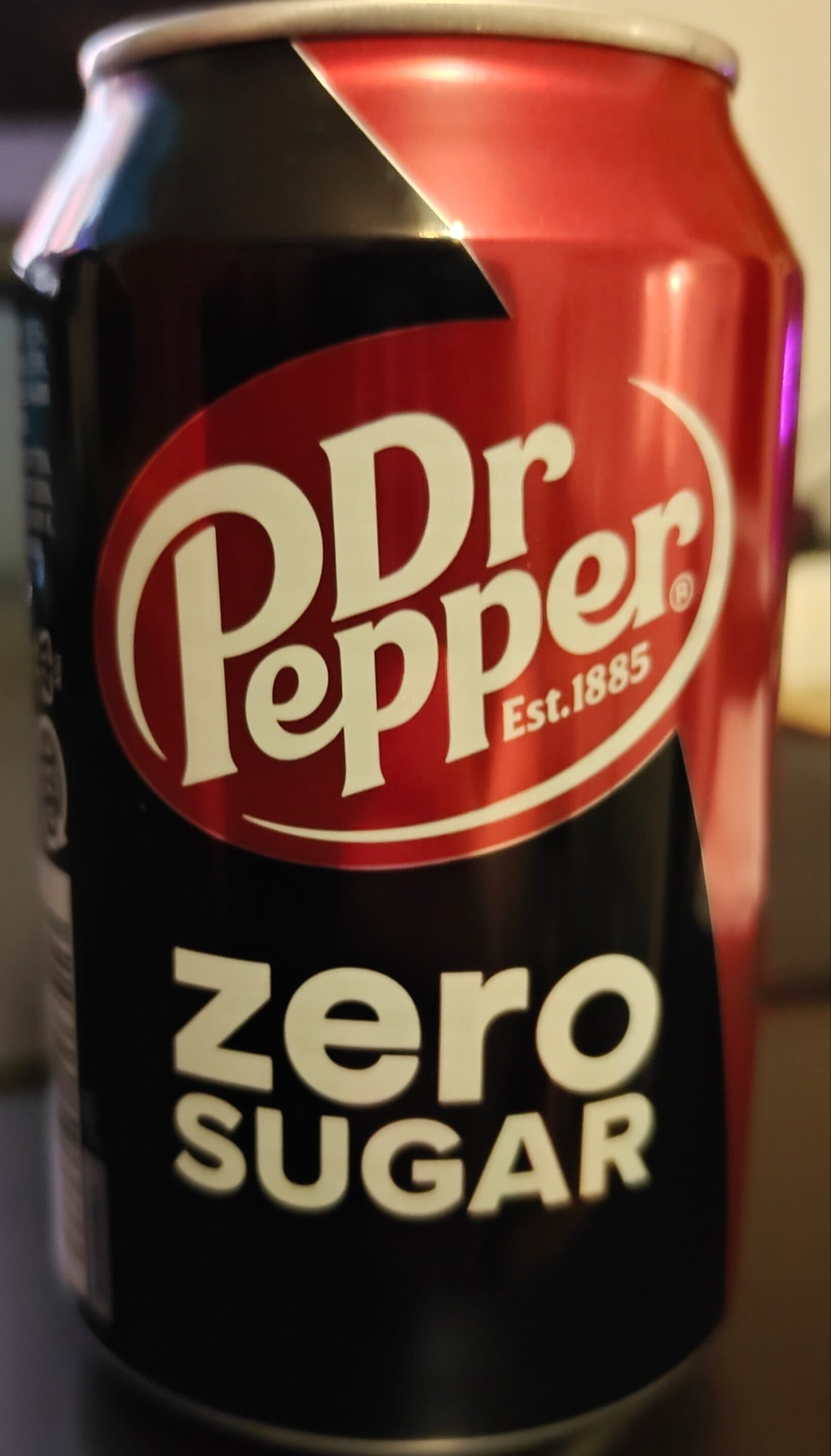 Dr Pepper Dr. Pepper Zero sugar packshot