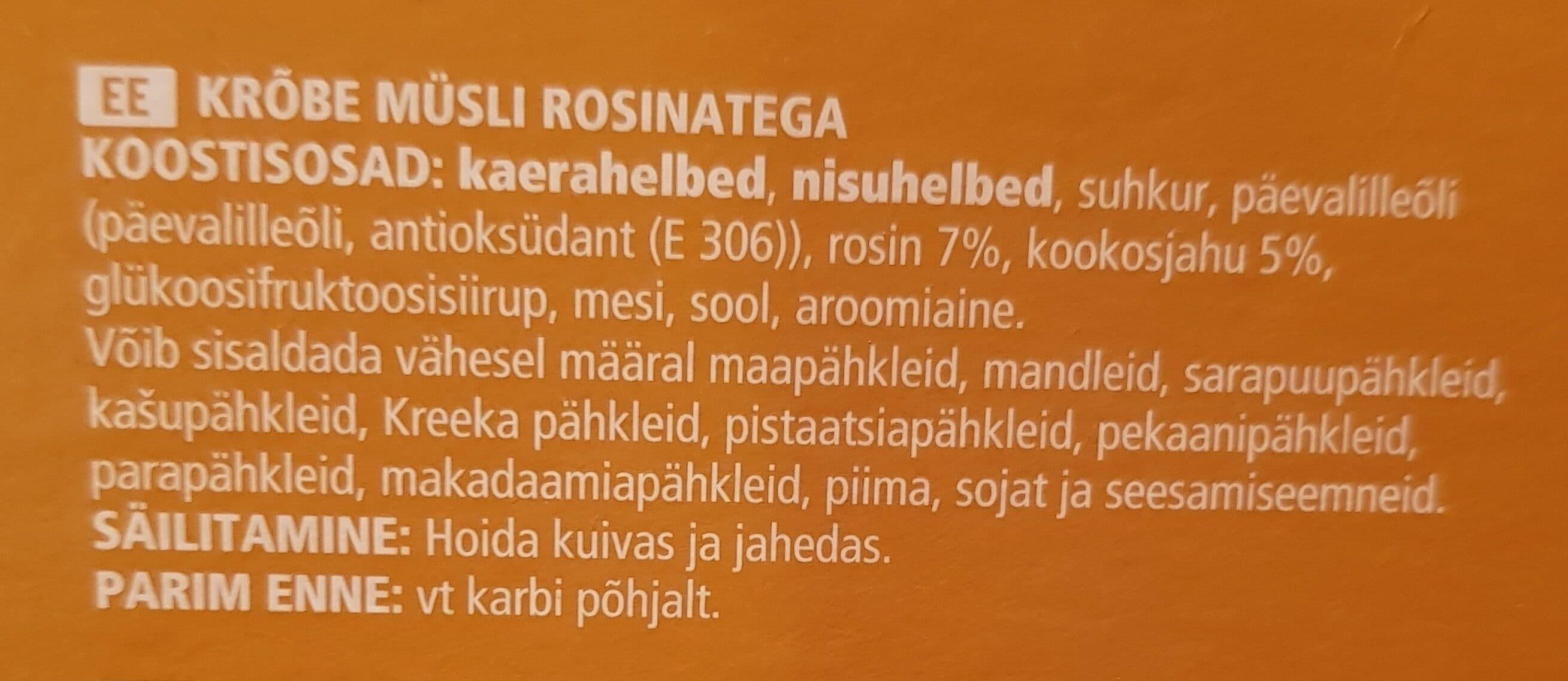 Rainbow Müsli crunchy packshot