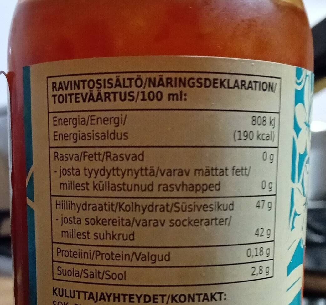 Open Food Facts Sweet Chili Sauce packshot