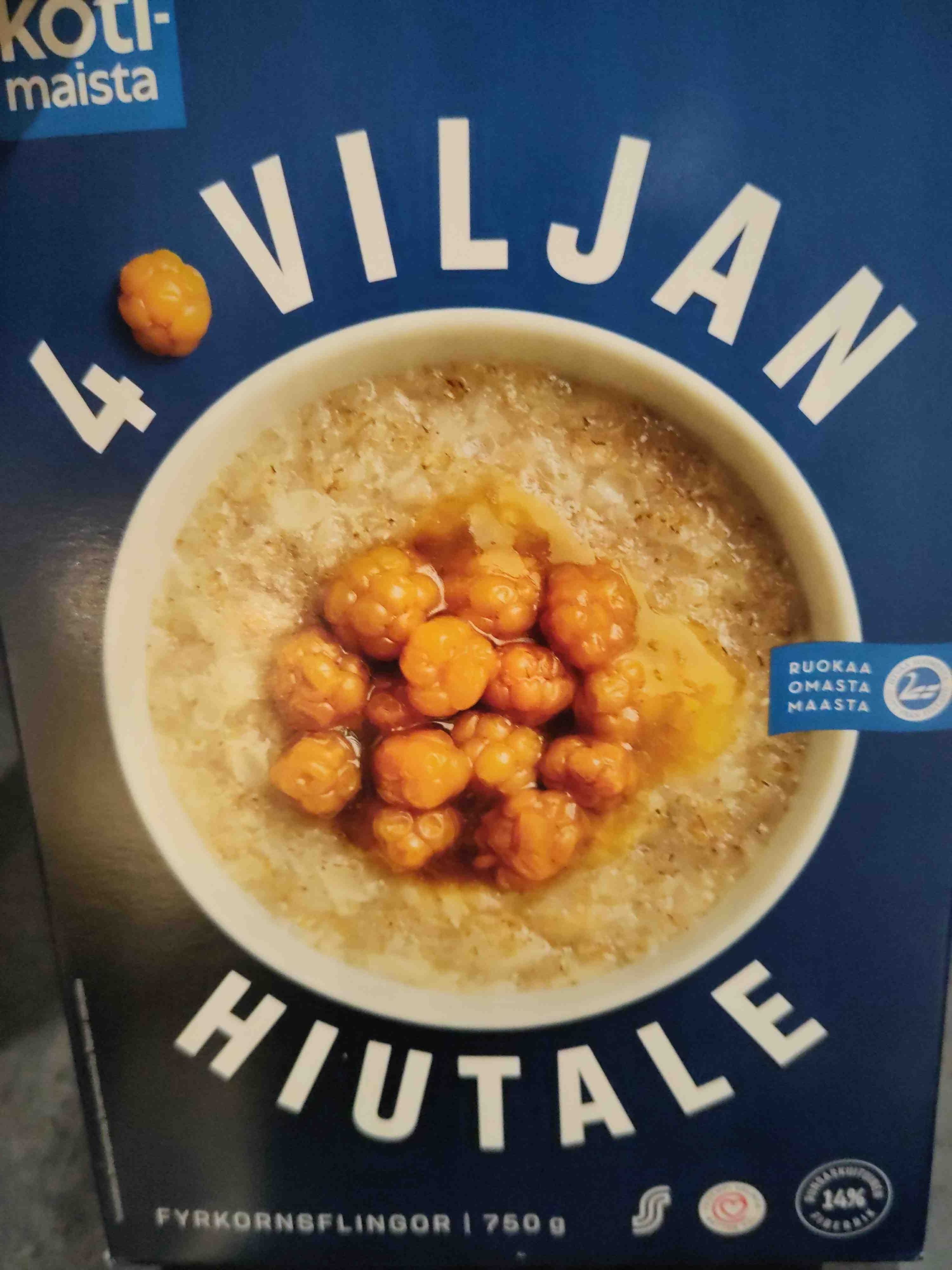 Kotimaista 4 Viljan hiutale packshot