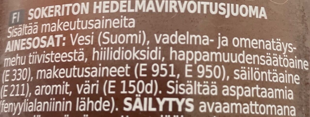 Rainbow Festival sokeriton virvoitusjuoma packshot