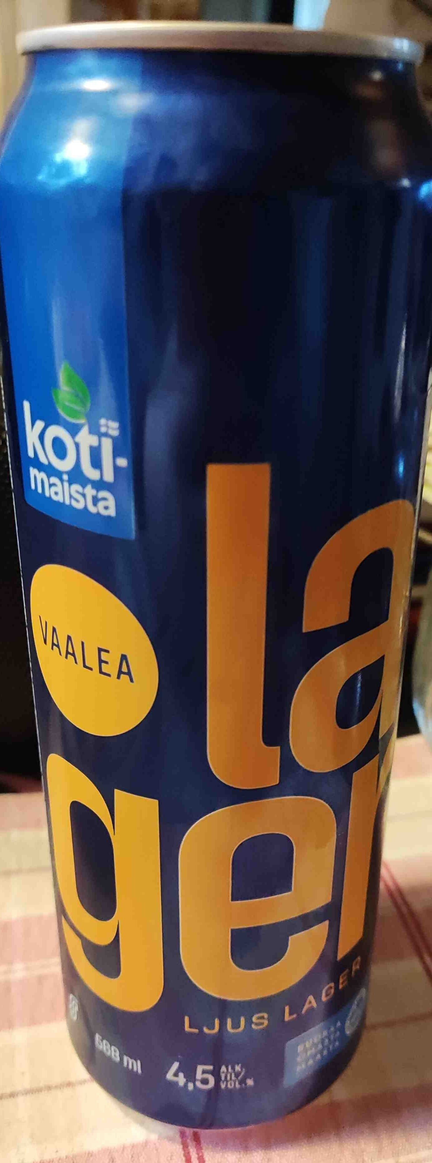 Kotimaista Vaalea lager packshot