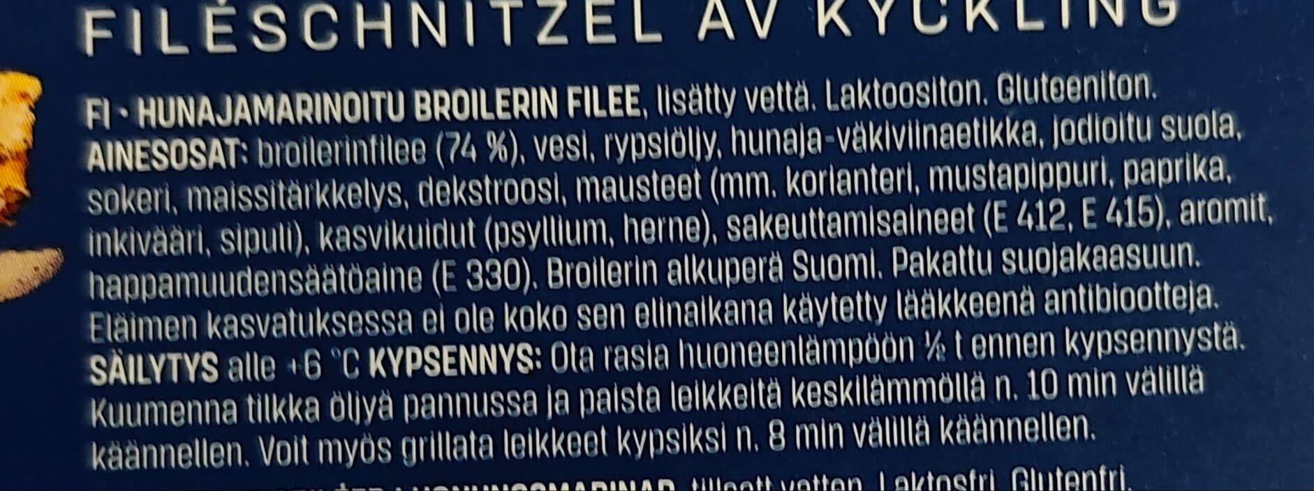 Kotimaista Kanan filee leike hunaja packshot