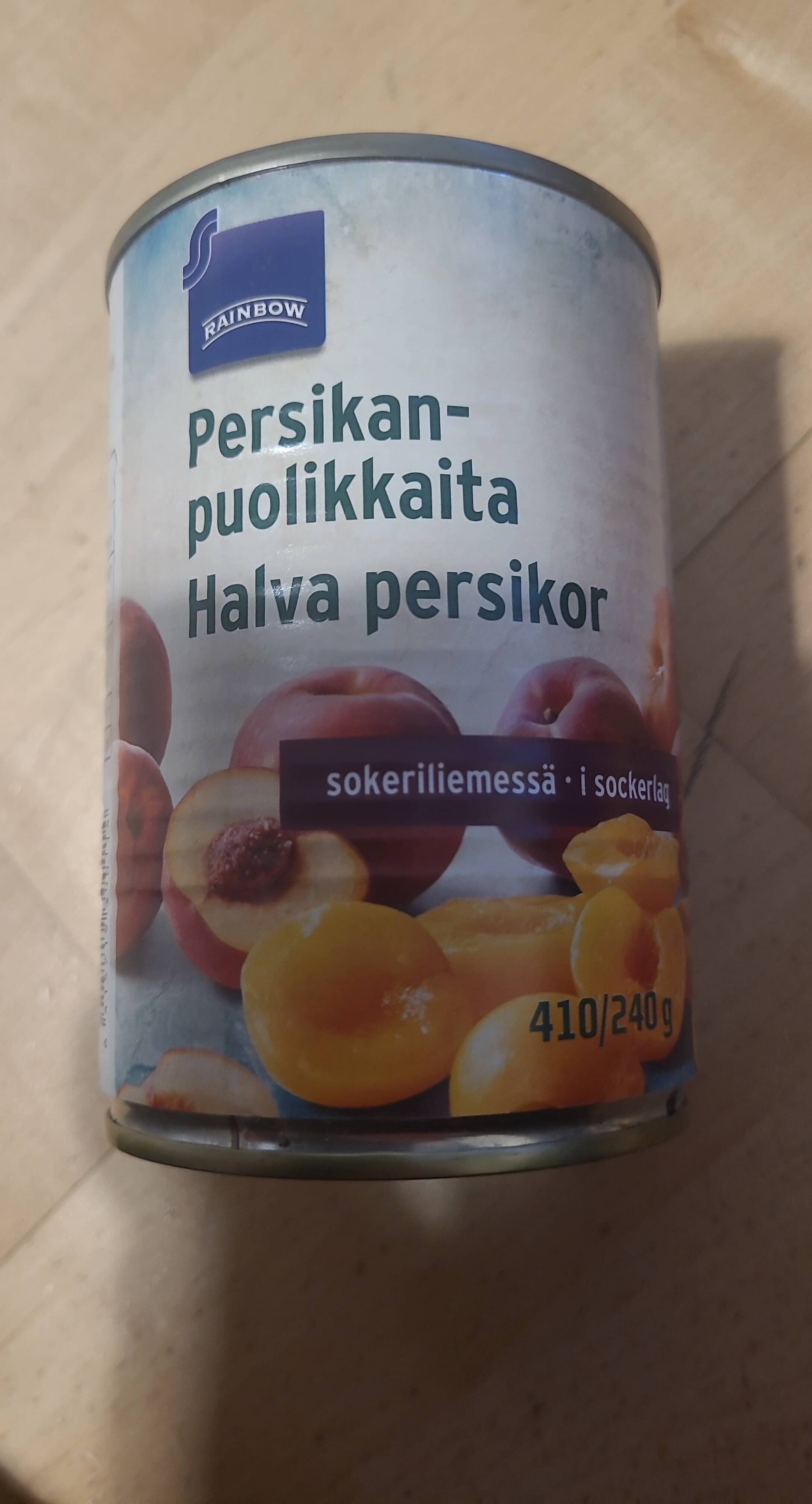 Rainbow Rainbow Persikanpuolikkaita packshot
