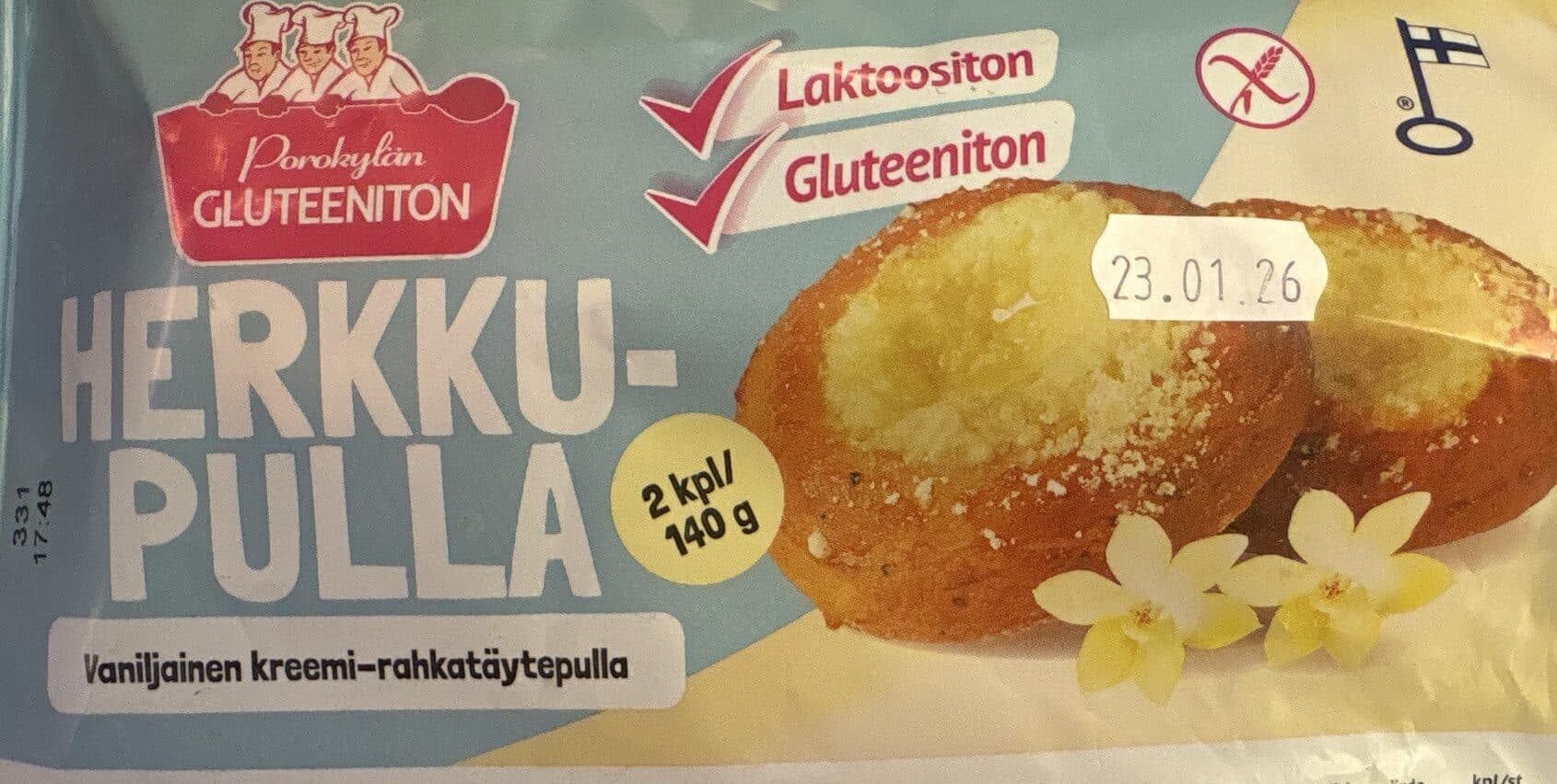 Porokylän gluteeniton Gluteeniton Herkkupulla packshot
