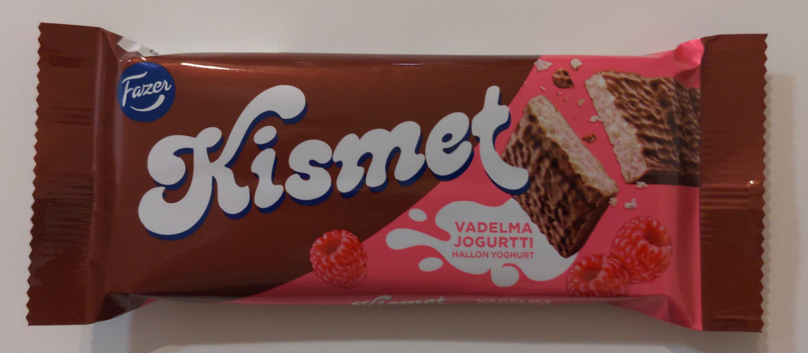 Fazer Kismet vadelmajogurtti packshot