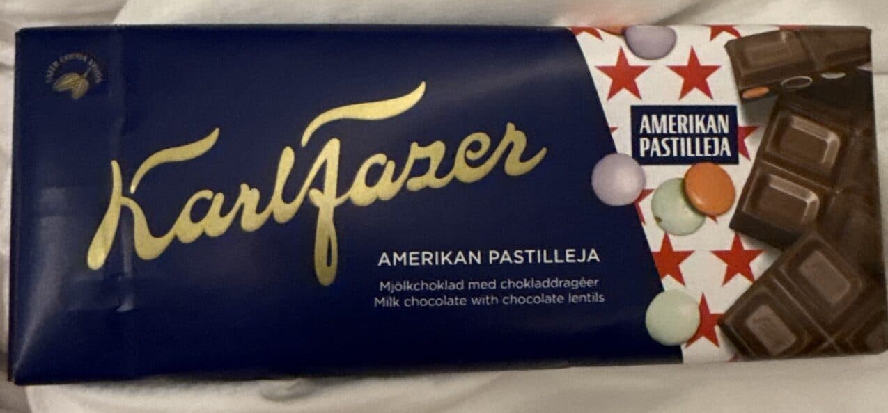 Fazer Milk Chocolate With Chocolate Lentils packshot