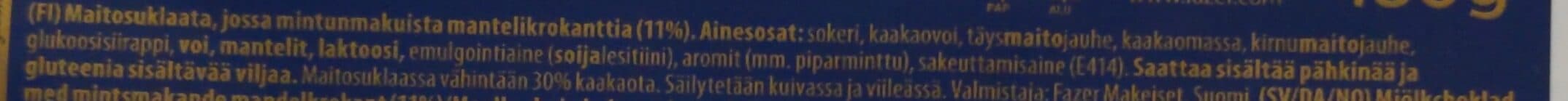 Fazer Minttukrokantti Levy packshot