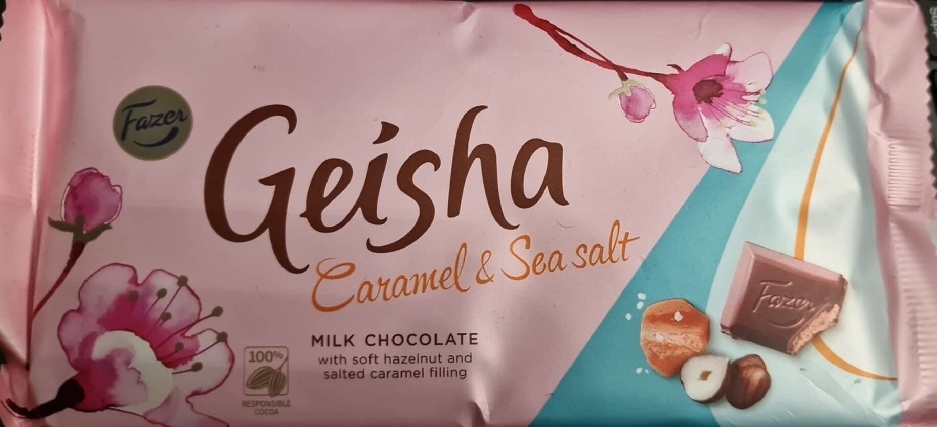Fazer Geisha caramel &sera salt packshot