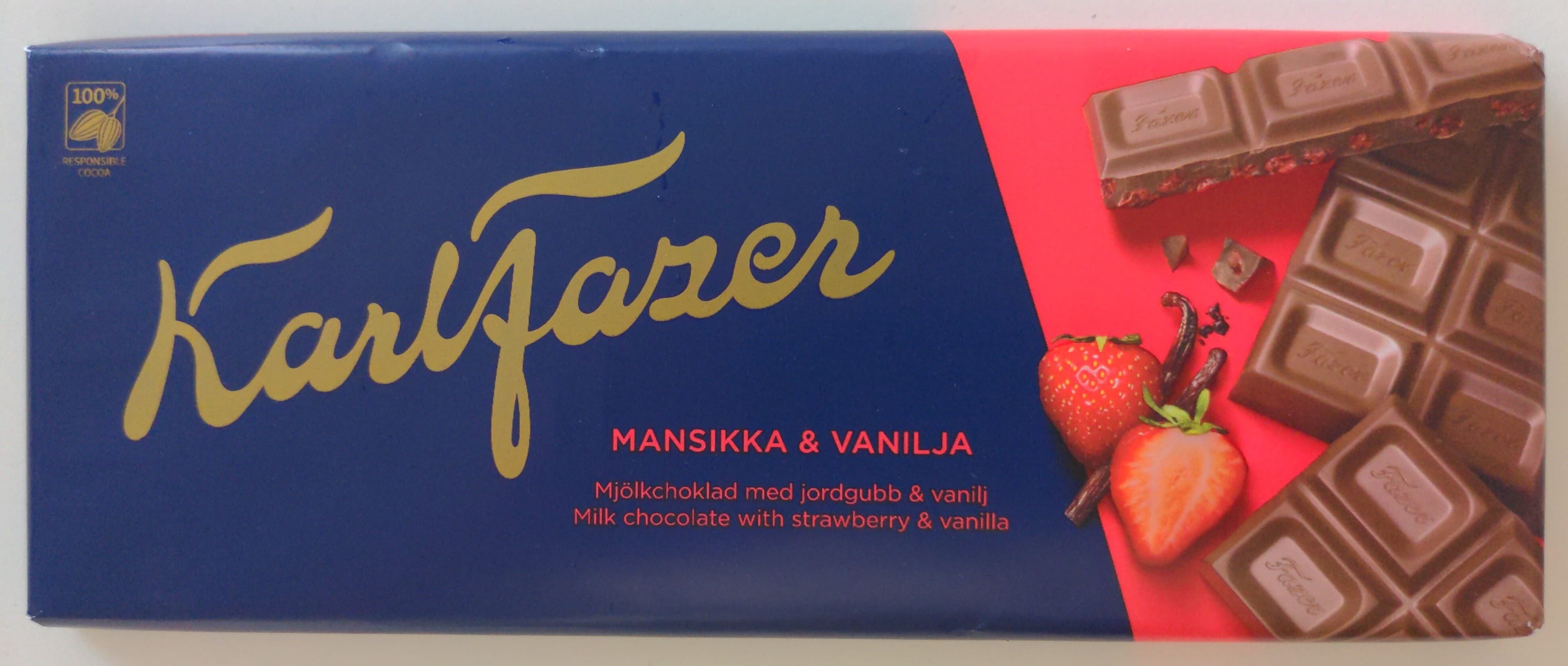 Fazer Mansikka & vanilja packshot