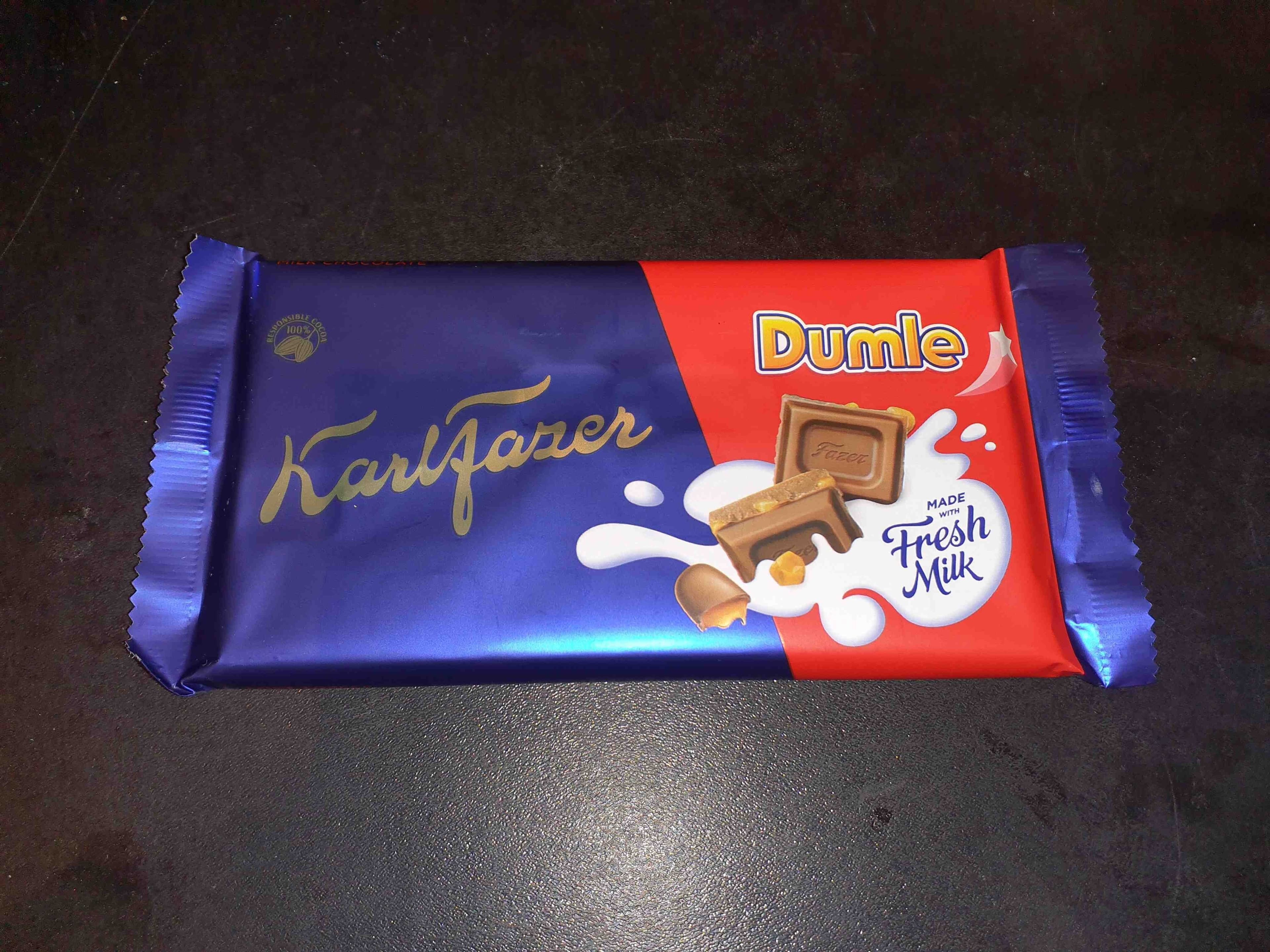 Karl Fazer Milk Chocolate Dumle packshot