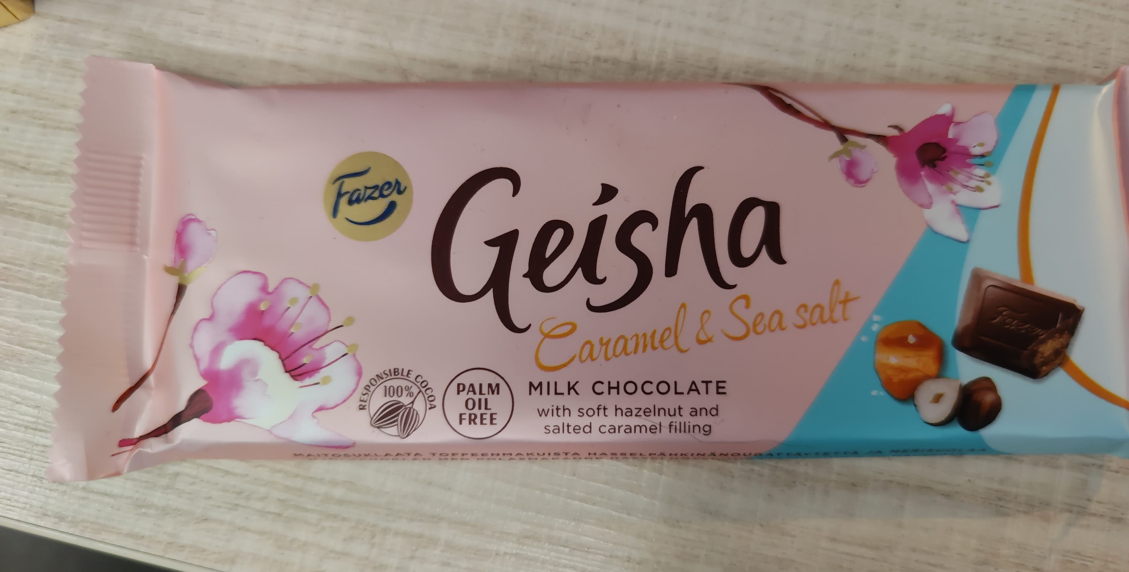 Fazer Šokoladas geiša su karamelė ir druską packshot