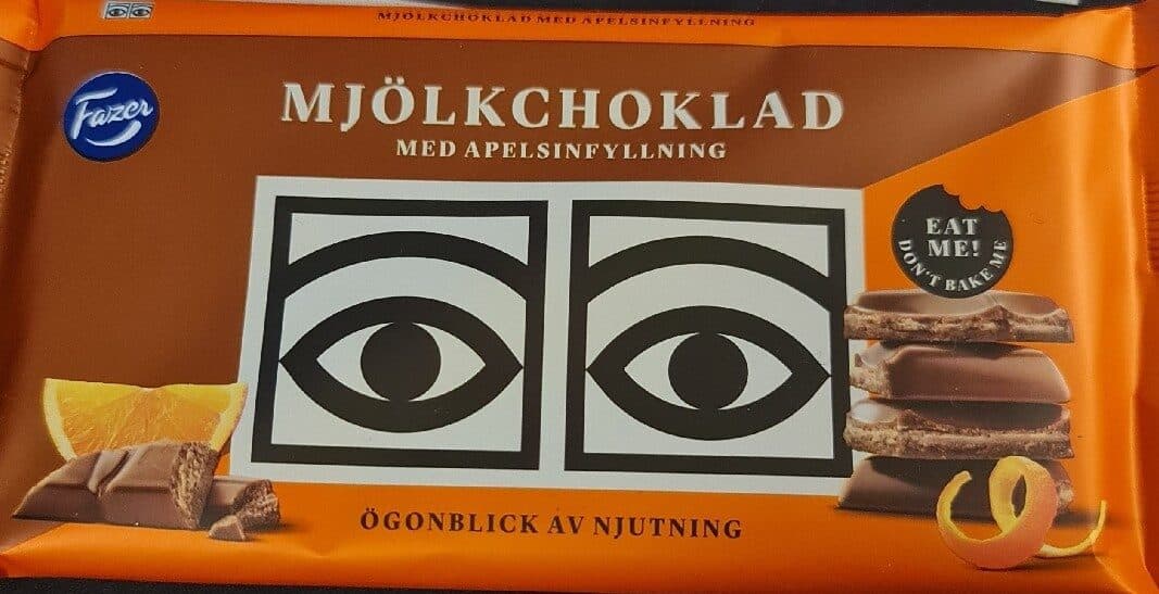 Fazer Mjölkchoklad Med Apelsin packshot