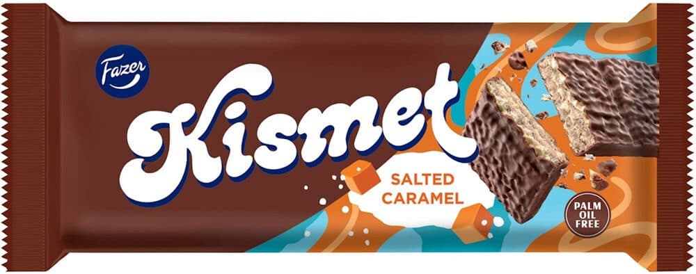Fazer Kismet Salted Caramel packshot