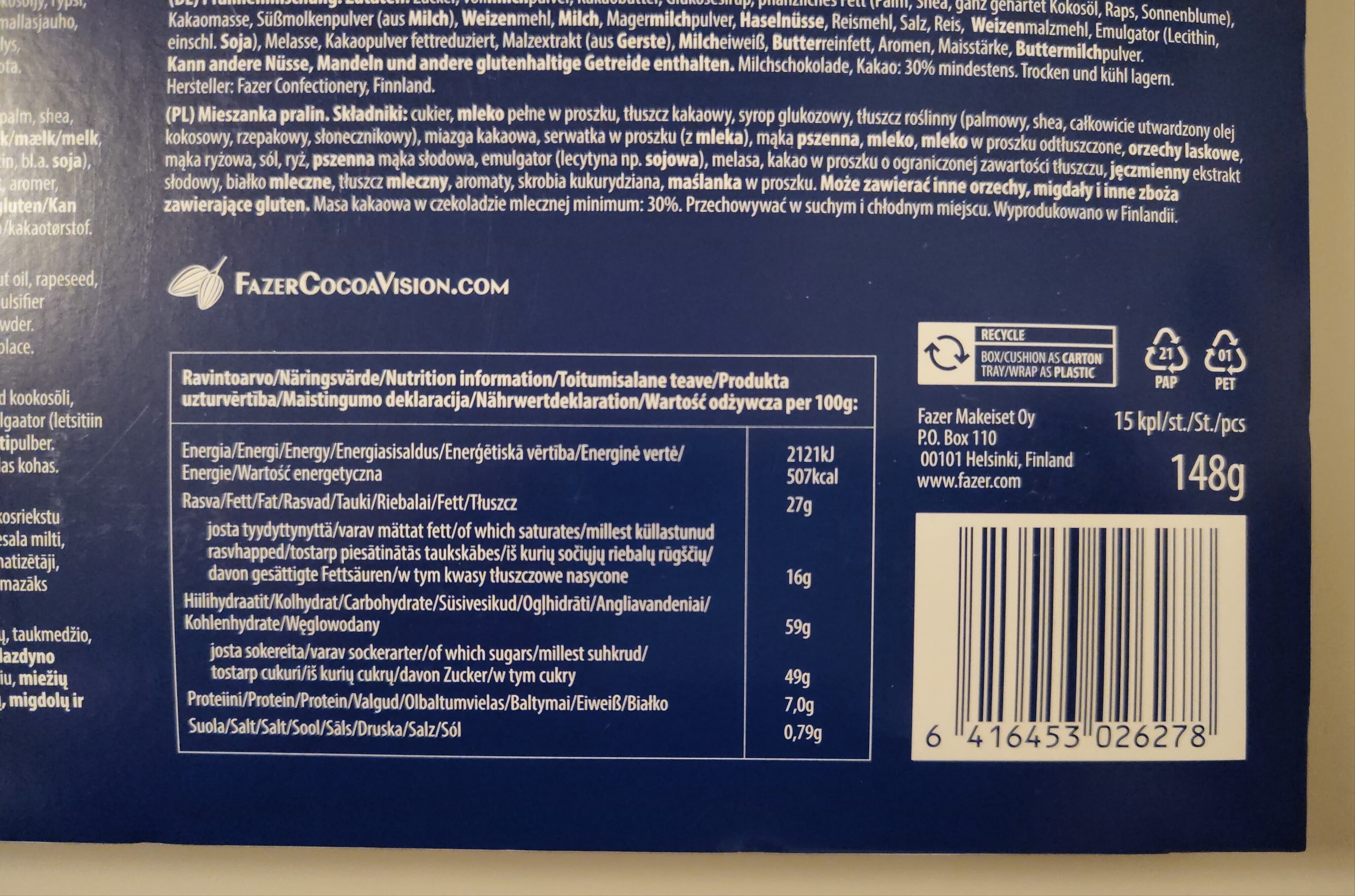 Fazer Crunchy Minis packshot