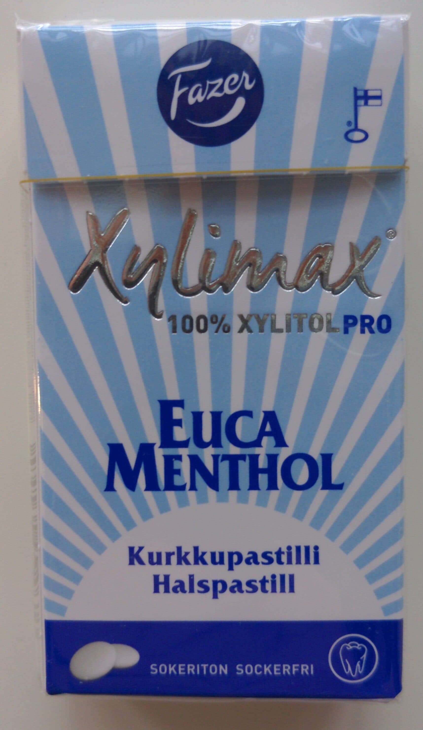 Fazer Eucamenthol kurkkupastilli packshot