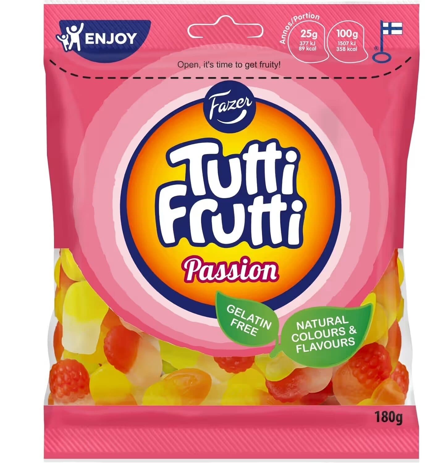 Fazer Tutti frutti passion packshot