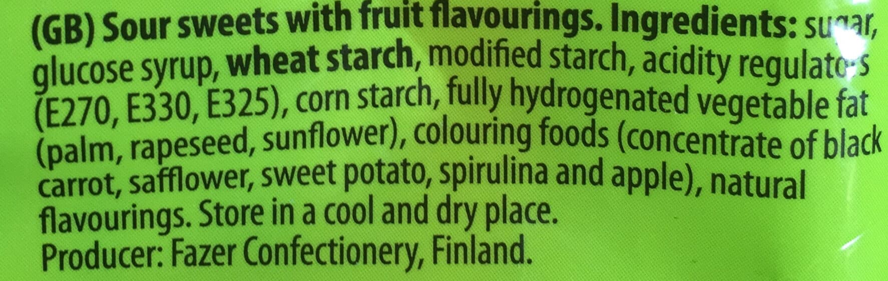 Fazer Tutti Frutti Sour packshot
