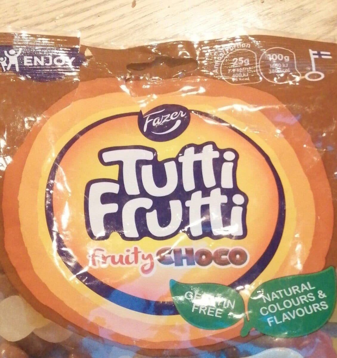 Fazer Tutti Frutti fruit choco packshot