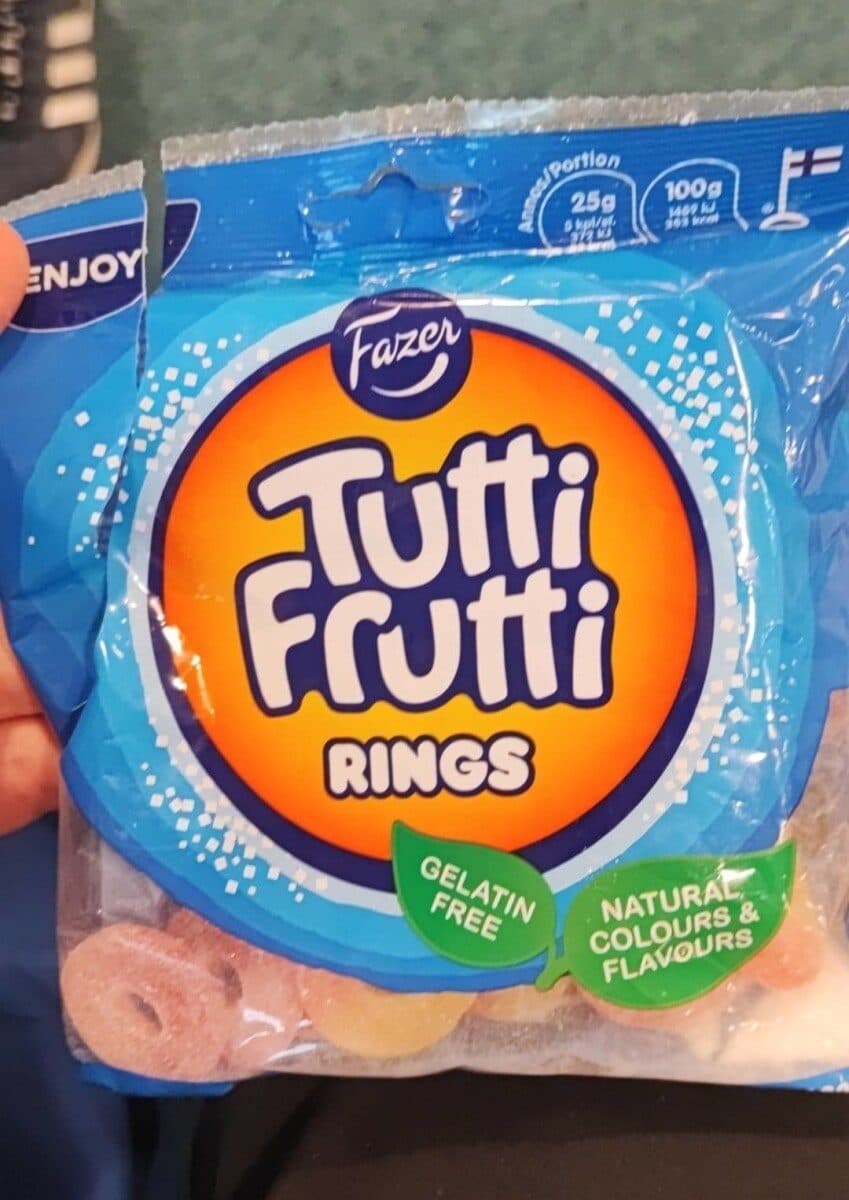 Fazer Tutti Frutti Rings packshot