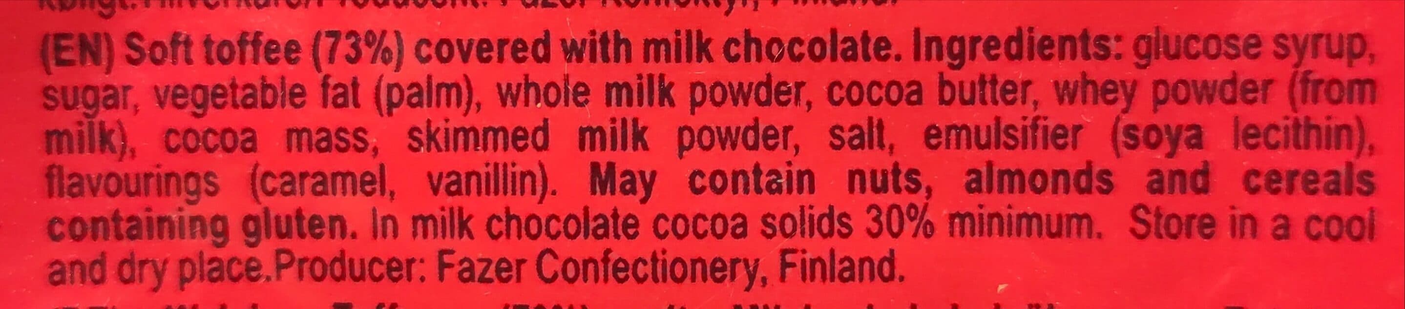 Fazer Dumle packshot