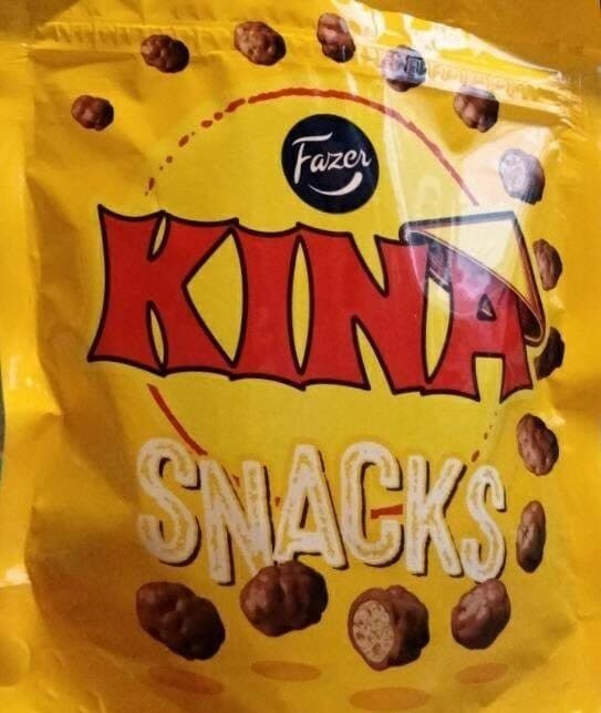 Fazer KINA SNACKS packshot