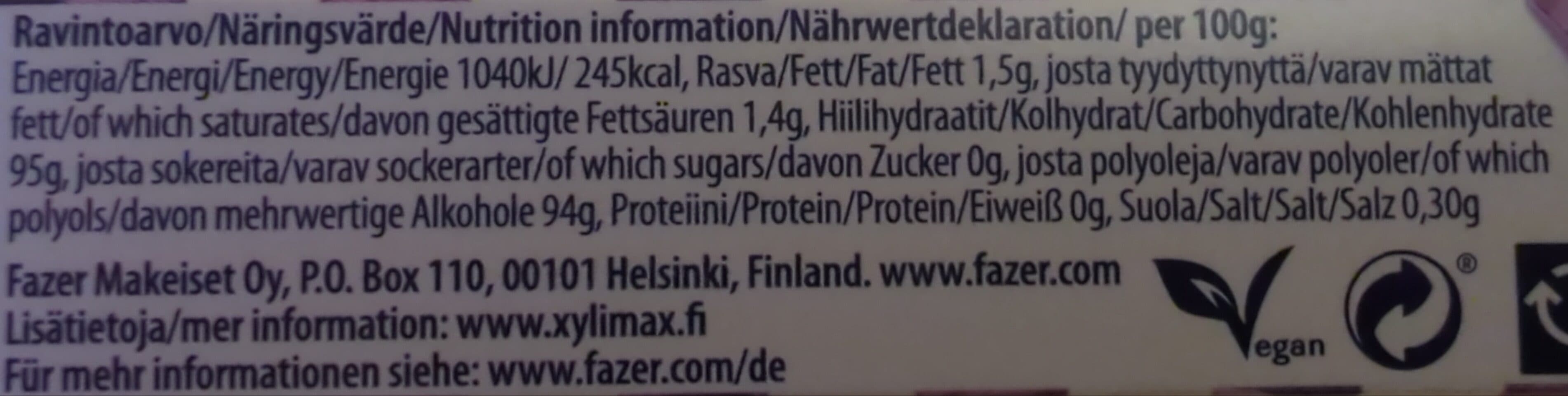 Xylimax Dark berries pastilles packshot