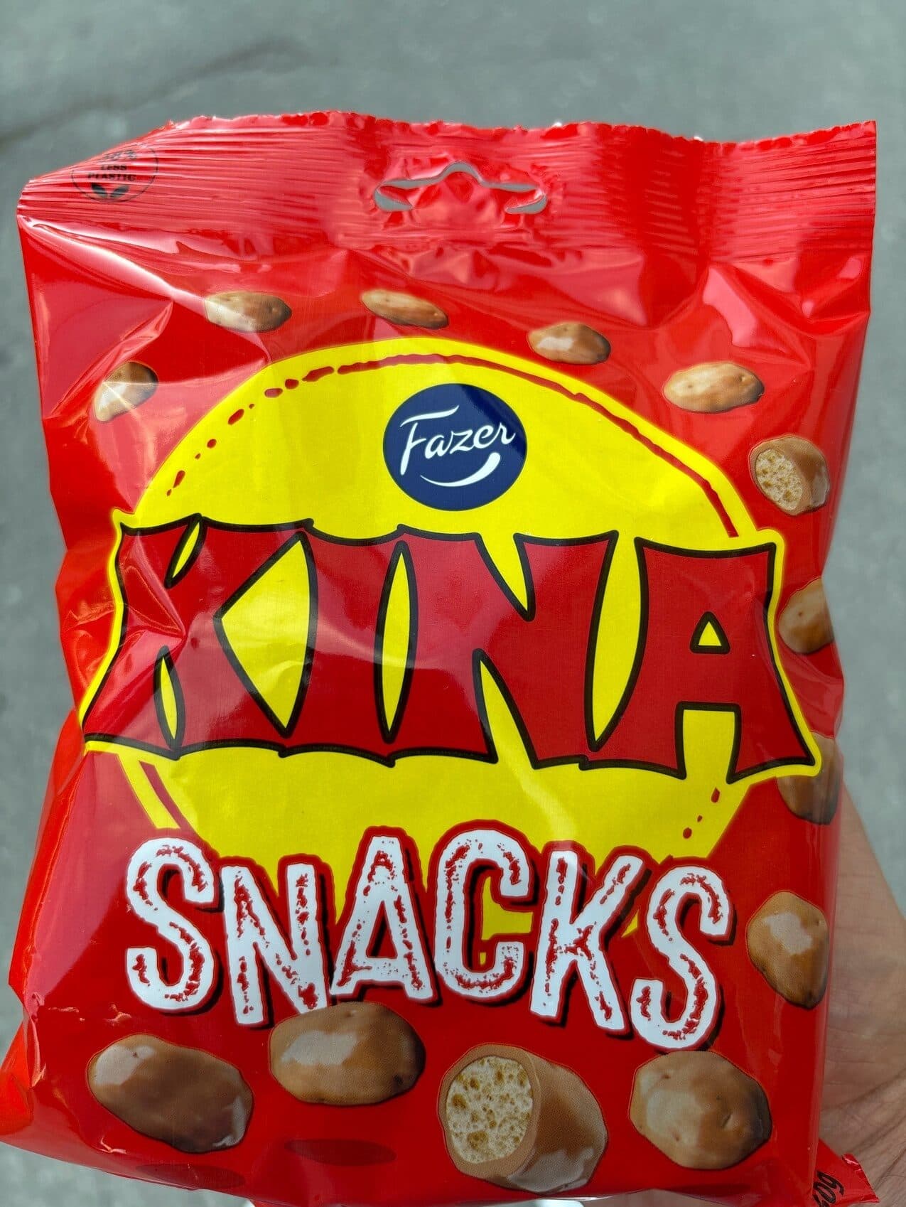 Fazer Kina Snacks packshot