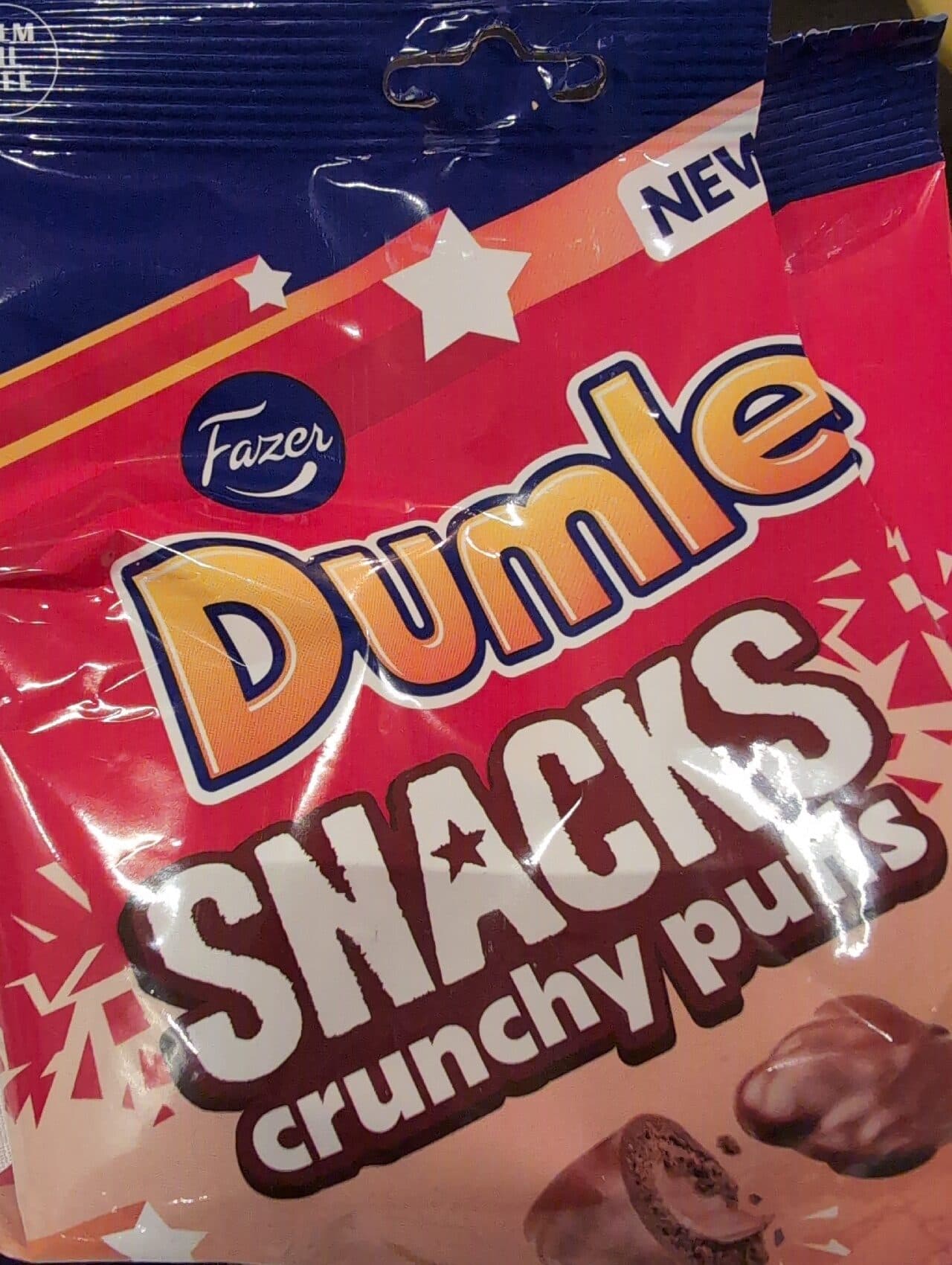 Fazer Dumle Snacks Crunchy Puffs packshot