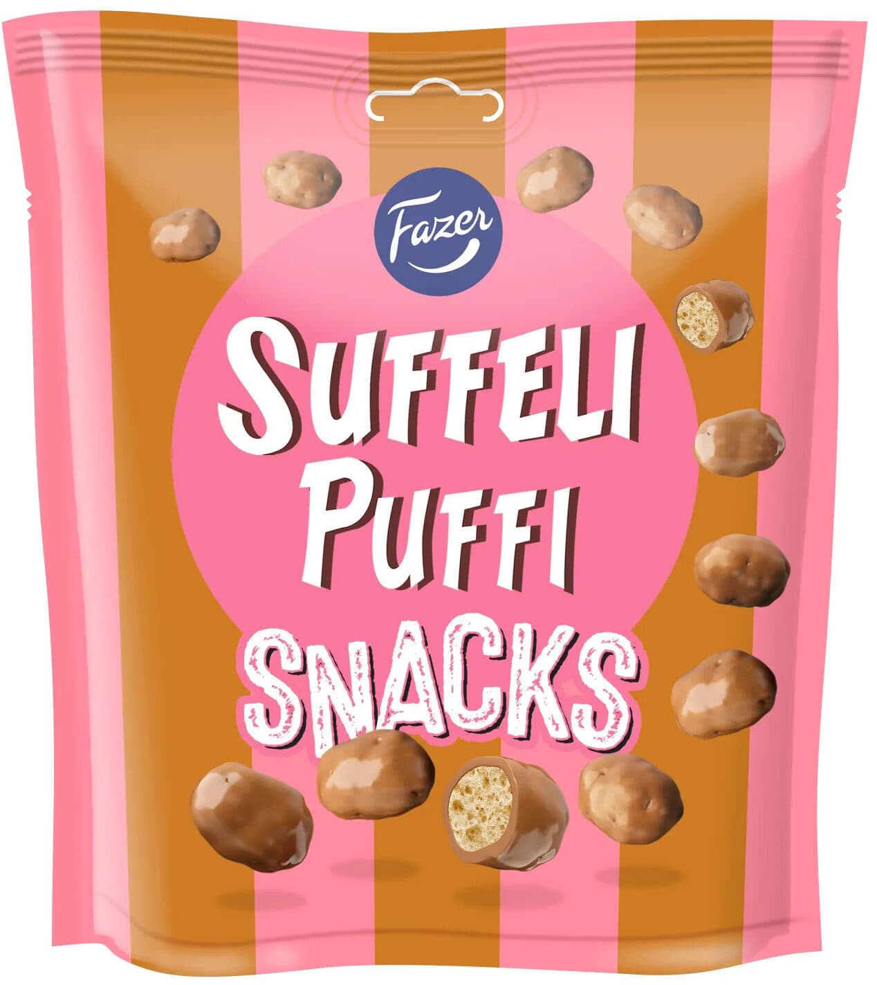 Fazer Suffeli Puffi Snacks packshot