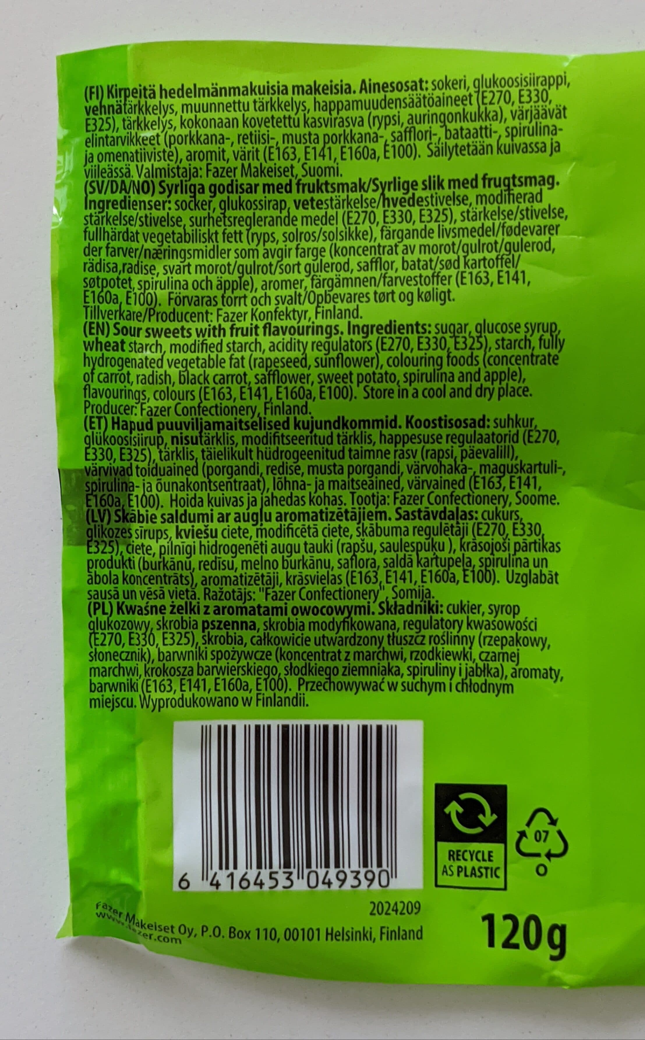 Fazer Remix Sour Mini packshot